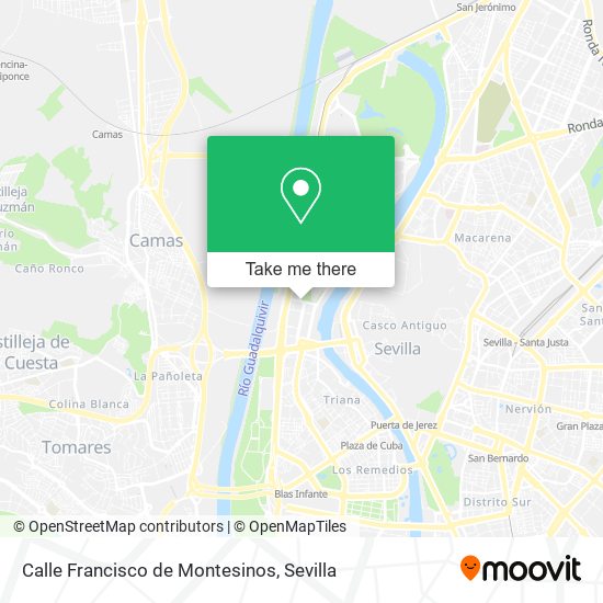 Calle Francisco de Montesinos map