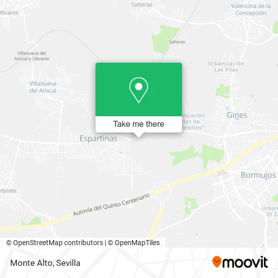 mapa Monte Alto