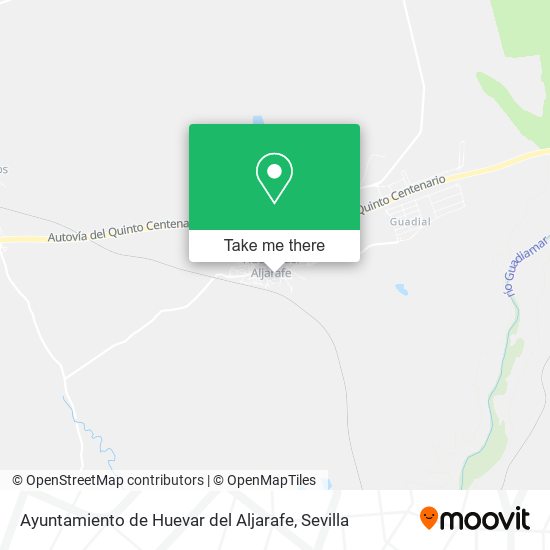 Ayuntamiento de Huevar del Aljarafe map