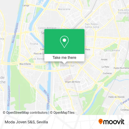 Moda Joven S&S map