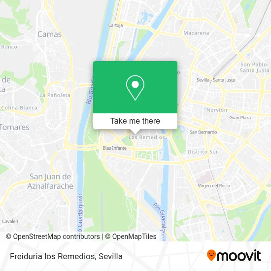 Freiduria los Remedios map