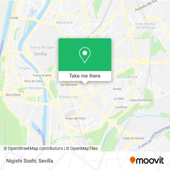 Nigishi Sushi map