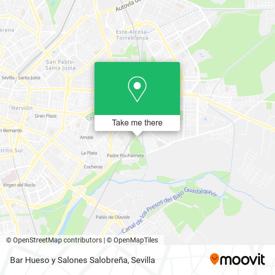 Bar Hueso y Salones Salobreña map