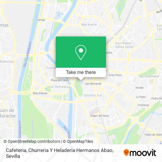 Cafeteria, Churreria Y Heladeria Hermanos Abao map
