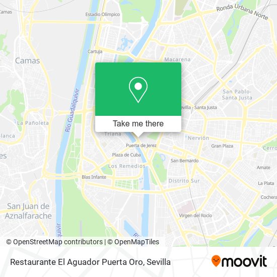 Restaurante El Aguador Puerta Oro map