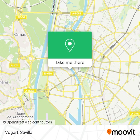 mapa Vogart