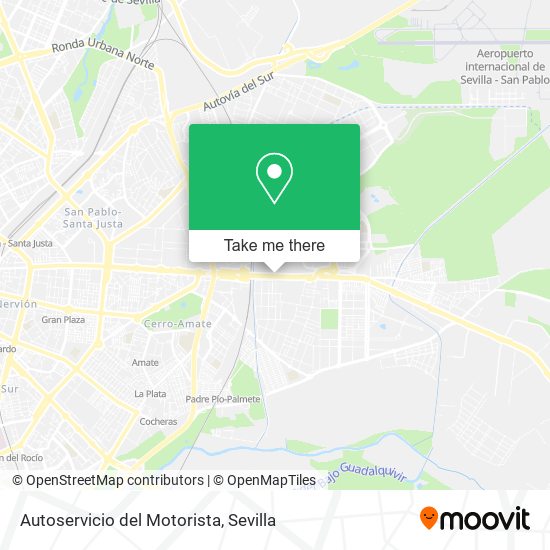 Autoservicio del Motorista map