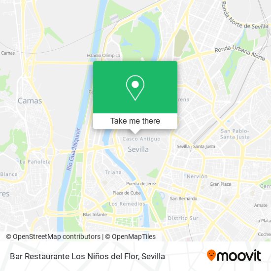 Bar Restaurante Los Niños del Flor map