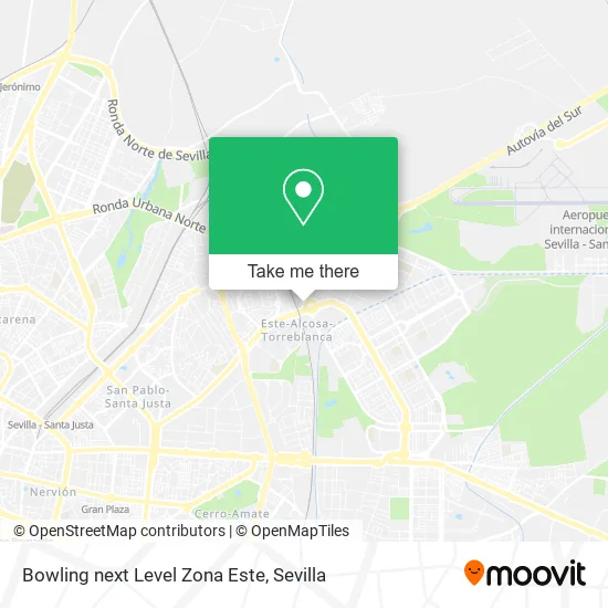 Bowling next Level Zona Este map