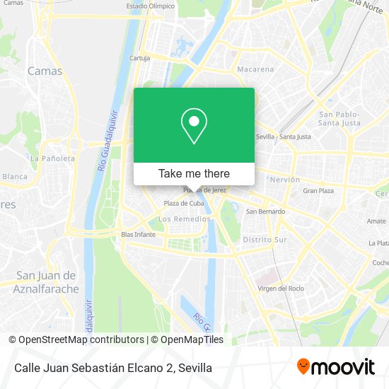 mapa Calle Juan Sebastián Elcano 2