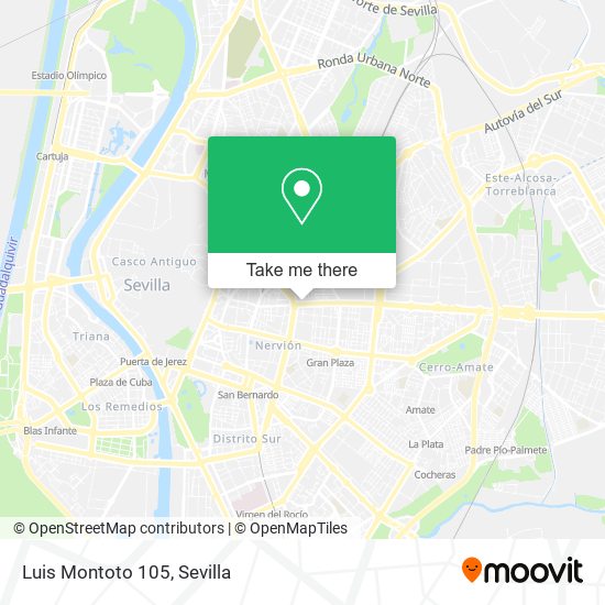 Luis Montoto 105 map