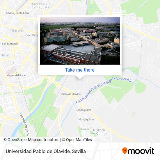 Universidad Pablo de Olavide map