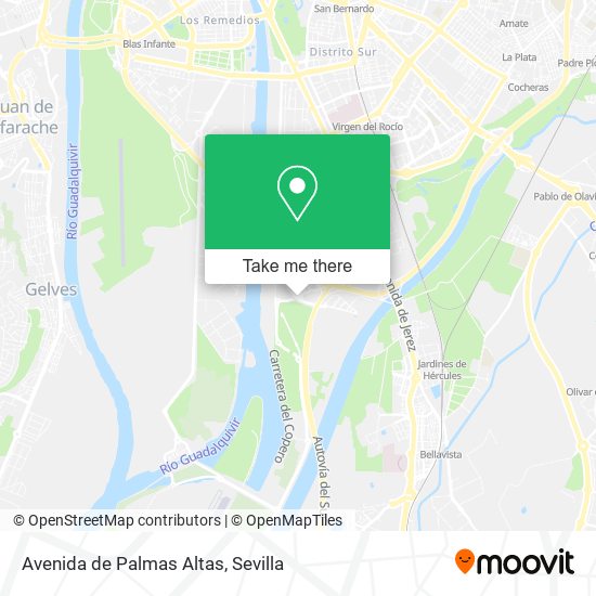 Avenida de Palmas Altas map