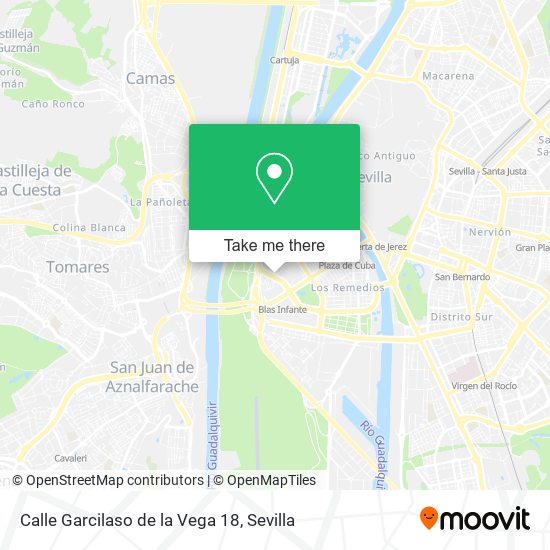 Calle Garcilaso de la Vega 18 map