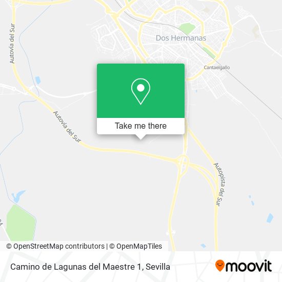 Camino de Lagunas del Maestre 1 map