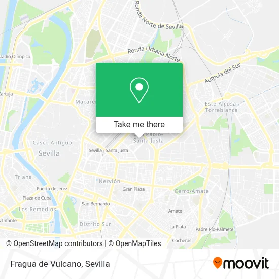 Fragua de Vulcano map