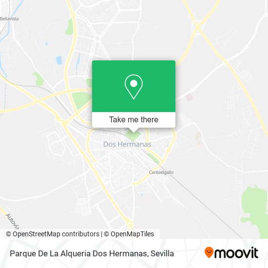 mapa Parque De La Alqueria Dos Hermanas