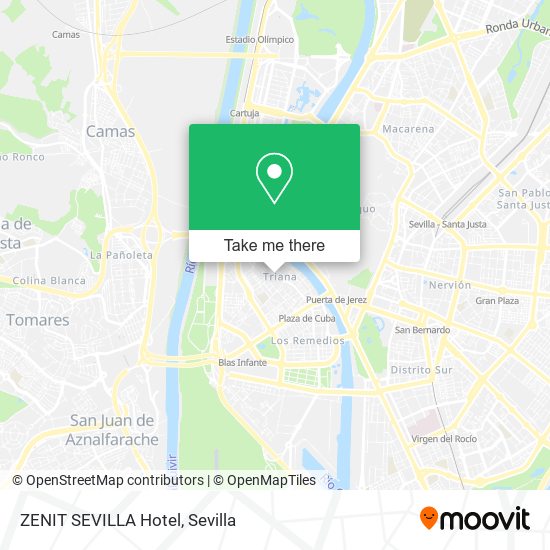 ZENIT SEVILLA Hotel map