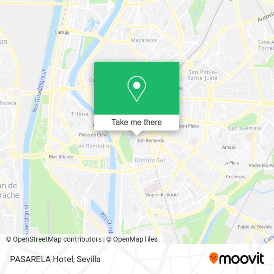 PASARELA Hotel map