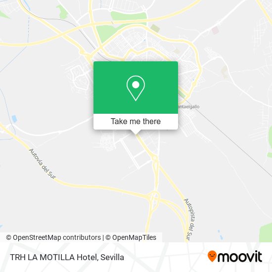 TRH LA MOTILLA Hotel map