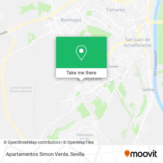 Apartamentos Simon Verde map