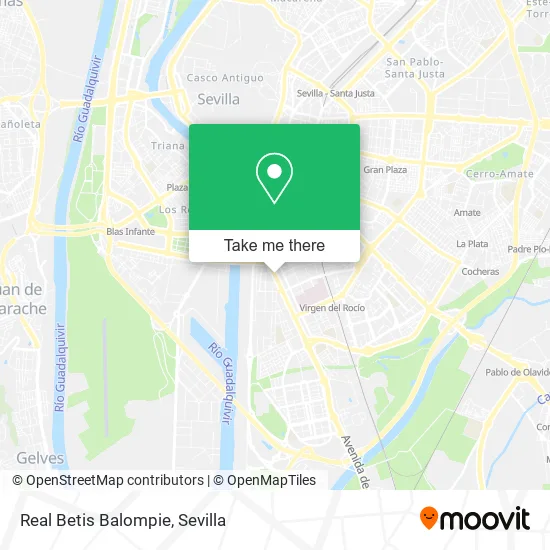 Real Betis Balompie map