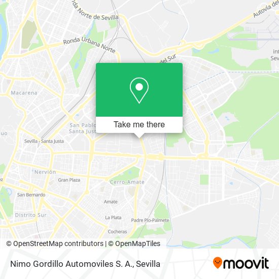 mapa Nimo Gordillo Automoviles S. A.