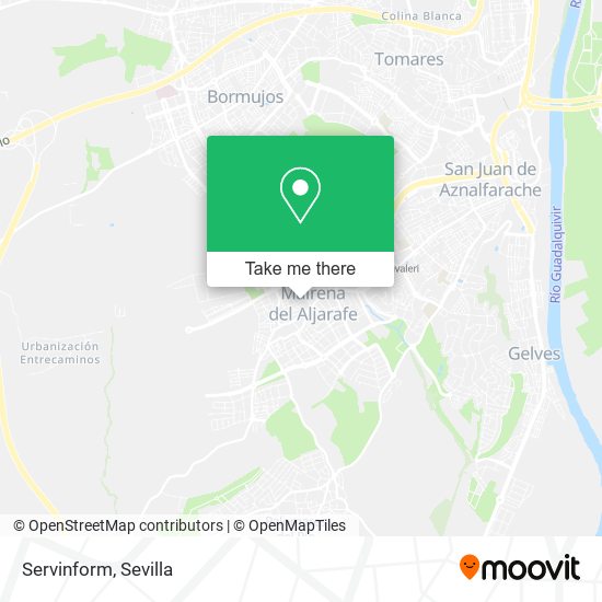 Servinform map