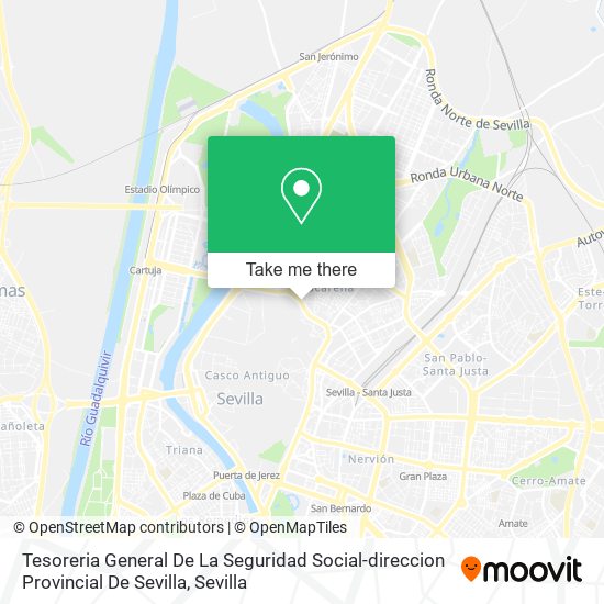 Tesoreria General De La Seguridad Social-direccion Provincial De Sevilla map