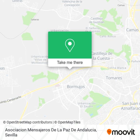 Asociacion Mensajeros De La Paz De Andalucia map