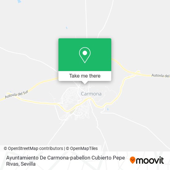 mapa Ayuntamiento De Carmona-pabellon Cubierto Pepe Rivas