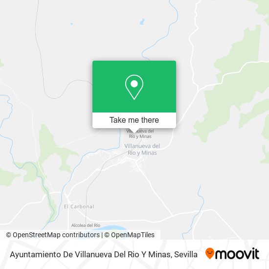 Ayuntamiento De Villanueva Del Rio Y Minas map