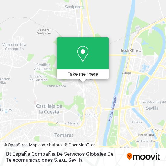 mapa Bt EspaÑa CompaÑia De Servicios Globales De Telecomunicaciones S.a.u.