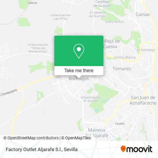 Factory Outlet Aljarafe S.l. map