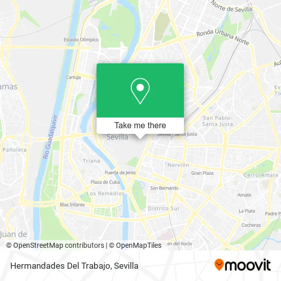 Hermandades Del Trabajo map