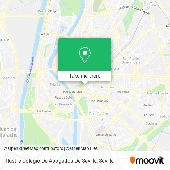 Ilustre Colegio De Abogados De Sevilla map