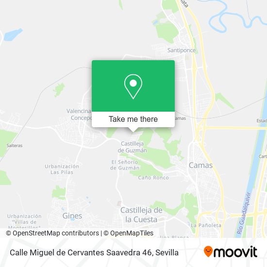 Calle Miguel de Cervantes Saavedra 46 map
