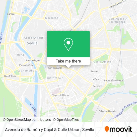 Avenida de Ramón y Cajal & Calle Urbión map