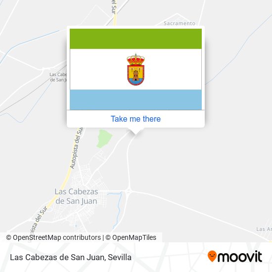 Las Cabezas de San Juan map