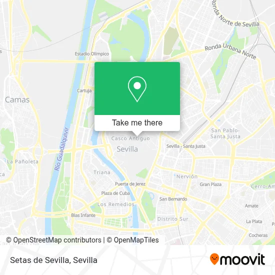 mapa Setas de Sevilla