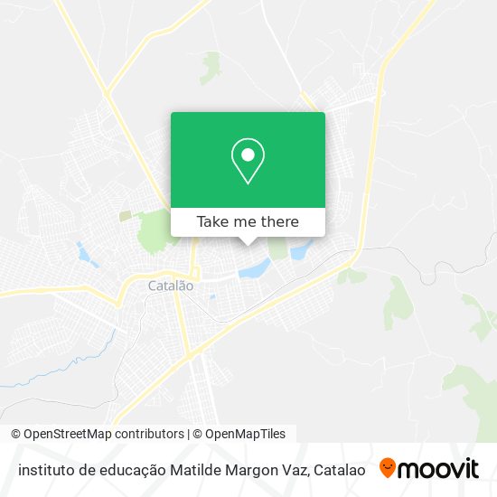 instituto de educação Matilde Margon Vaz map