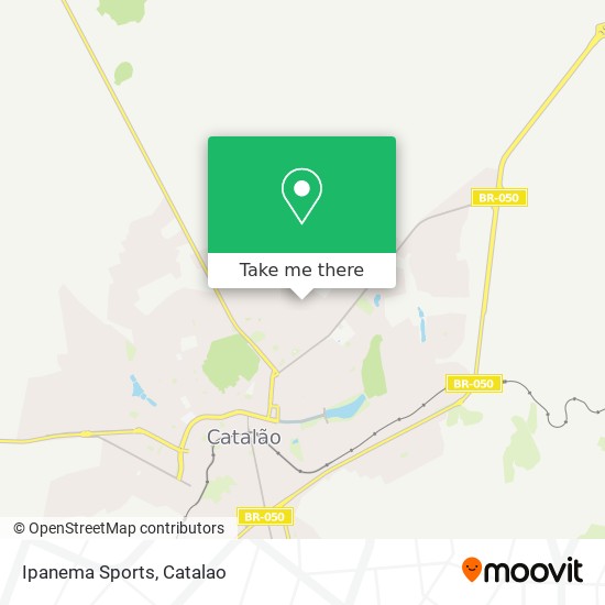 Ipanema Sports map