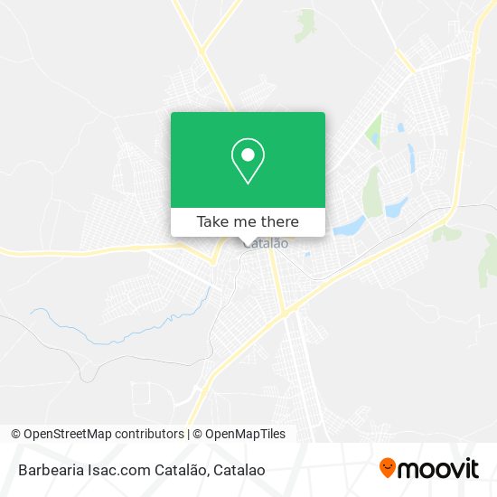 Mapa Barbearia Isac.com Catalão