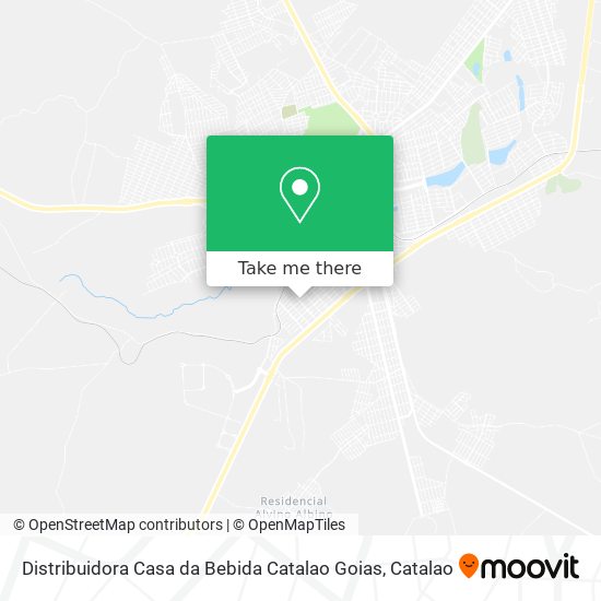 Distribuidora Casa da Bebida Catalao Goias map