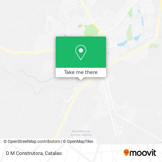 D M Construtora map
