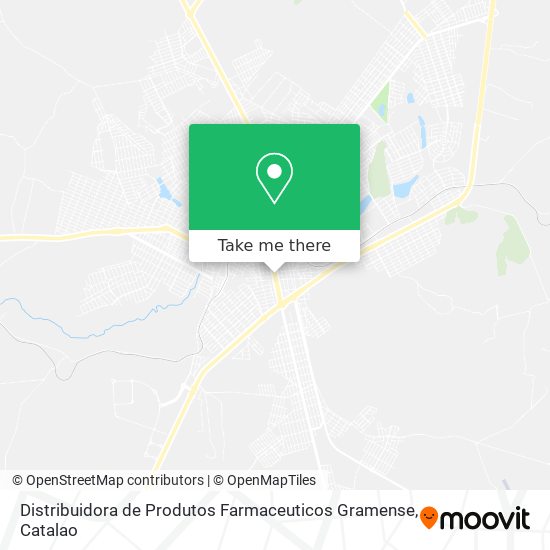 Distribuidora de Produtos Farmaceuticos Gramense map