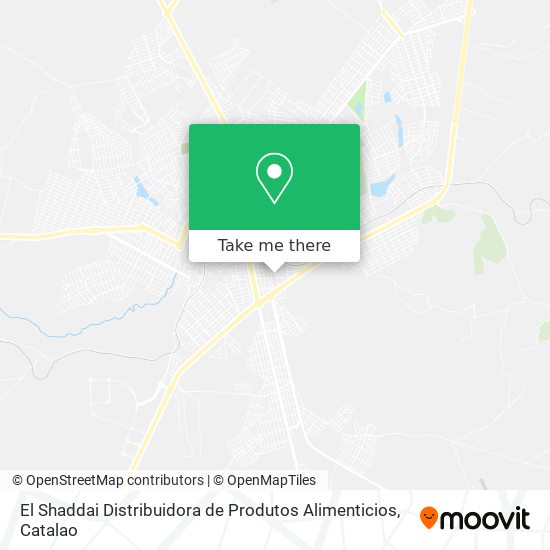 Mapa El Shaddai Distribuidora de Produtos Alimenticios