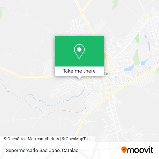 Mapa Supermercado Sao Joao