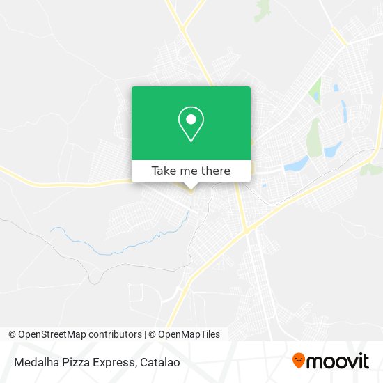 Medalha Pizza Express map