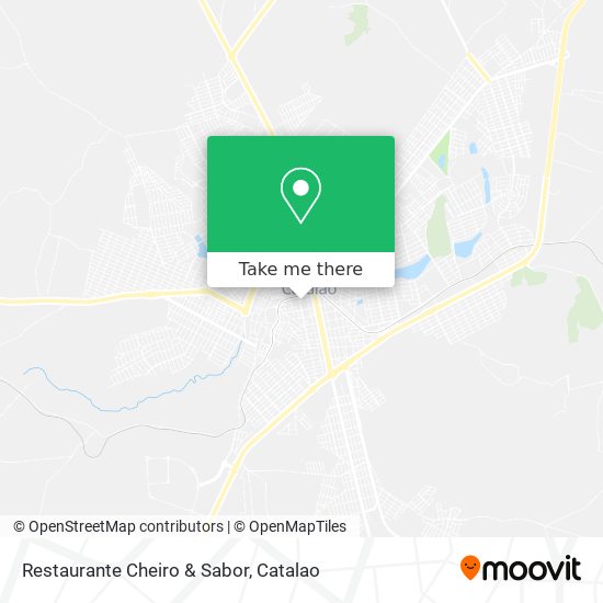 Mapa Restaurante Cheiro & Sabor